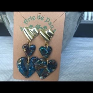 Aros en arcilla polimerica.